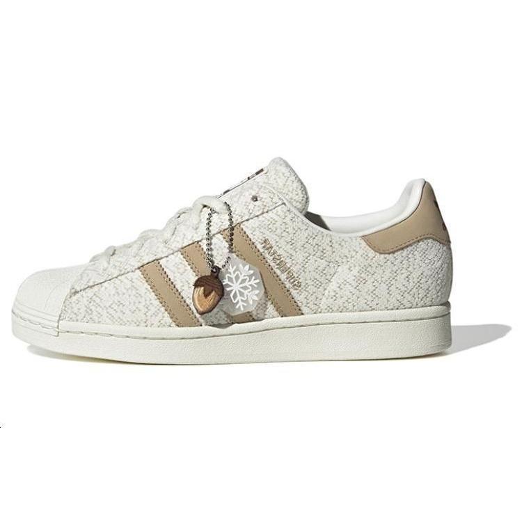 (WMNS) adidas Originals Superstar White Khaki Women s IF3883 EU 38⅔