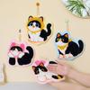 Cute Cat Hand Towel Coral Fleece Bathroom Kerchief High Quality Washcloth