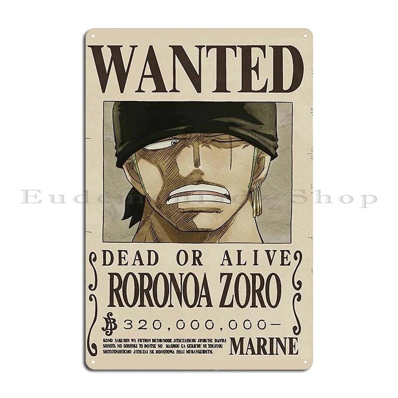 Escanor Efterlyst Metallskylt Väggmålning Tryck Garage Klubb Affisch Merlin King Gowther Diane Meliodas Efterlyst Plåtskylt Affischer