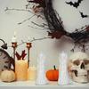 Plastic Ghost Groom Candle Lamp Reusable Halloween Skull Lantern Ghost Bride Candle Lamp Party