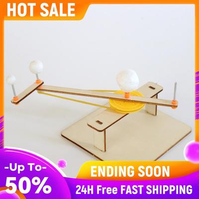 Moon Sun Model Materials Kit Orbit Planetarium DIY Earth Children Portable Interactive Present Assembled Geography Toy