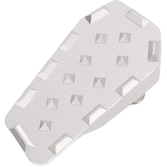 Motorcycle Foot Brake Pad, Fydun Foot Brake Lever Enlarge Pedal Aluminium alloy Rear Brake Extender Pad Extension for S1000XR 2015‑2019(Silver)