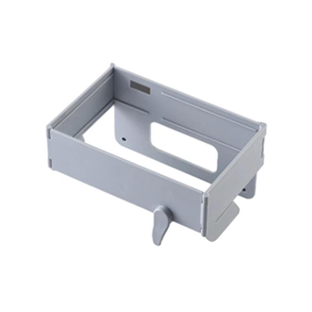 

Hanging Trash Bag Holder Foldable garbage bag hanging rack home kitchen bathroom portable storage rack 18.5x12.5x5cm White Gray серый