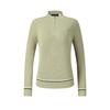 FILA Golf Series Simple Fashion Casual Sports Golf Versatile Comfortable Elegant Slim Fit Knitted Long Sleeve Sweater Women sweater A11W615407FBG
