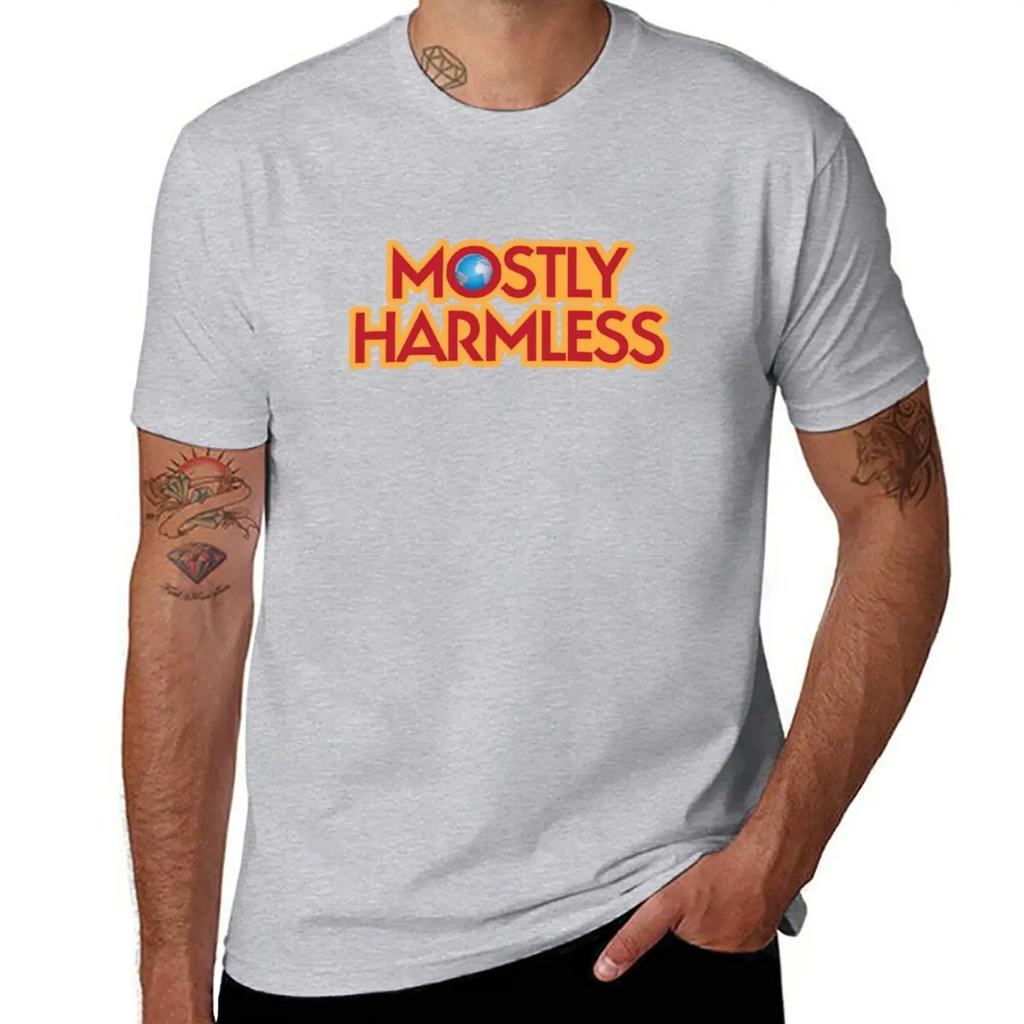 Mostly Harmless T-Shirt cute clothes quick drying oversized vintage cotton t shirts