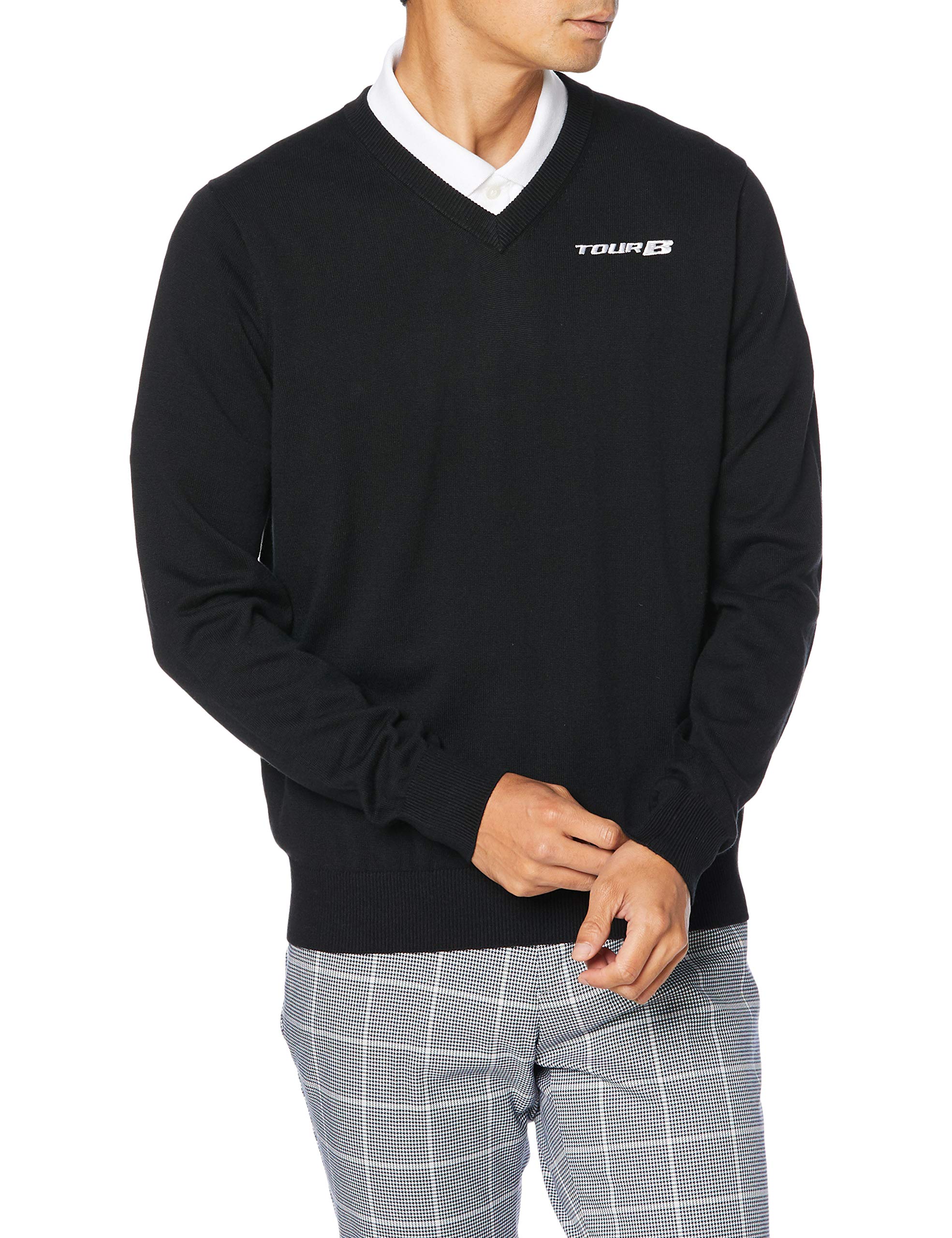 

Bridgestone Golf TOUR B Men s Sweater, Black, Size S
