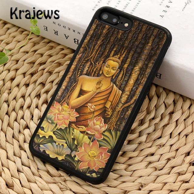 Krajews Buddha Siddhartha Gautama Phone Case For iPhone 14 5 SE 6s 7 8 Plus X XR XS 11 12 13 Pro Max Samsung Galaxy S21 S22ultra
