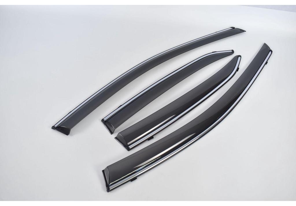 Camry Black Windshield Rain Guards - Best-Selling Car Modification Accessory