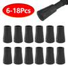 Trekking Pole Tips Rubber Replacement Tip Protectors for Hiking Poles with 11mm Hole Diameter Trekking Pole Tip Protectors
