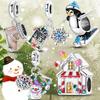 New Copper Plated Snowman Christmas Snowflake Penguin Charms Pendants Fit Original Bracelet For Women Jewelry Making