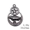 Sun Charm Moon Star Pendant Alloy Charms For Celestial Space Theme DIY Bracelet Necklace Jewelry Making Supplies For