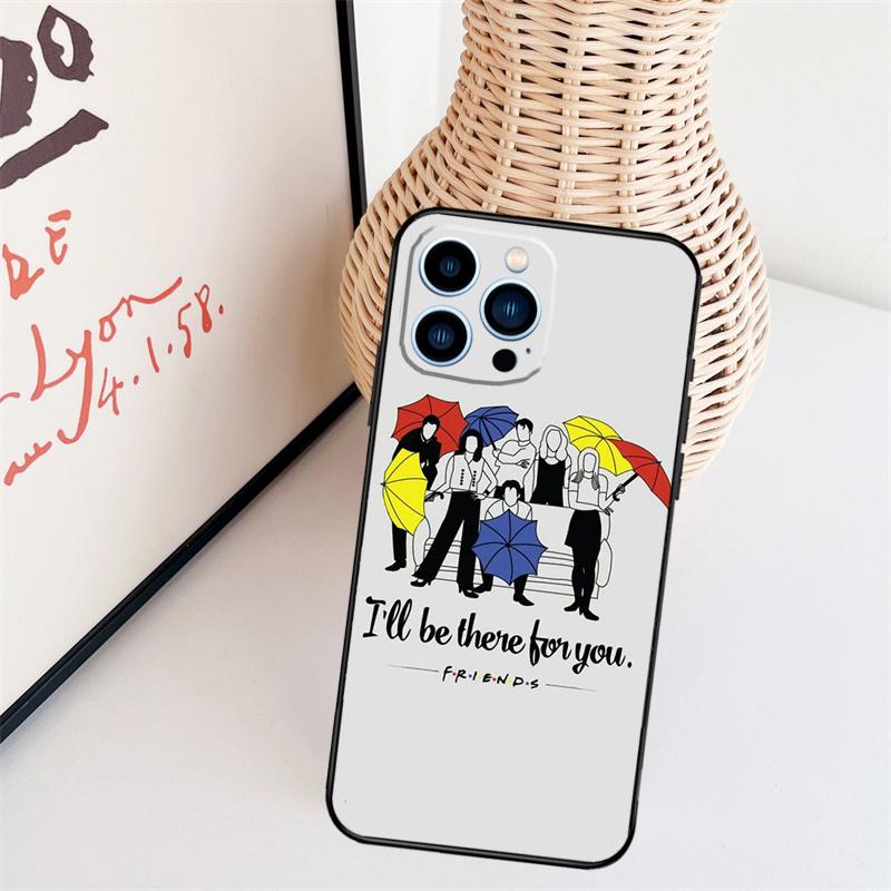 Central Perk Friends TV Show Funda For iPhone 16 15 Pro 14 Pro Max Plus 11 13 12 Mini X XS XR Phone Case