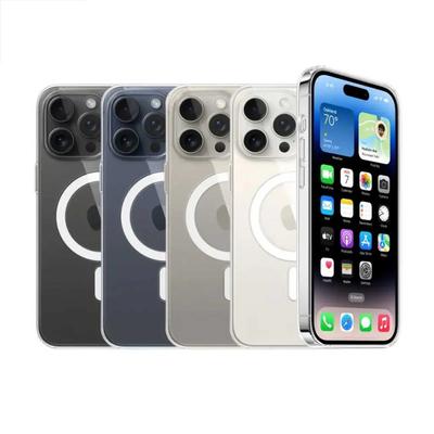 Transparent Case for iPhone,Wireless Charging Apple Animation Case  Magsafe iPhone 12 13 14 Pro Max Wireless Charging Support