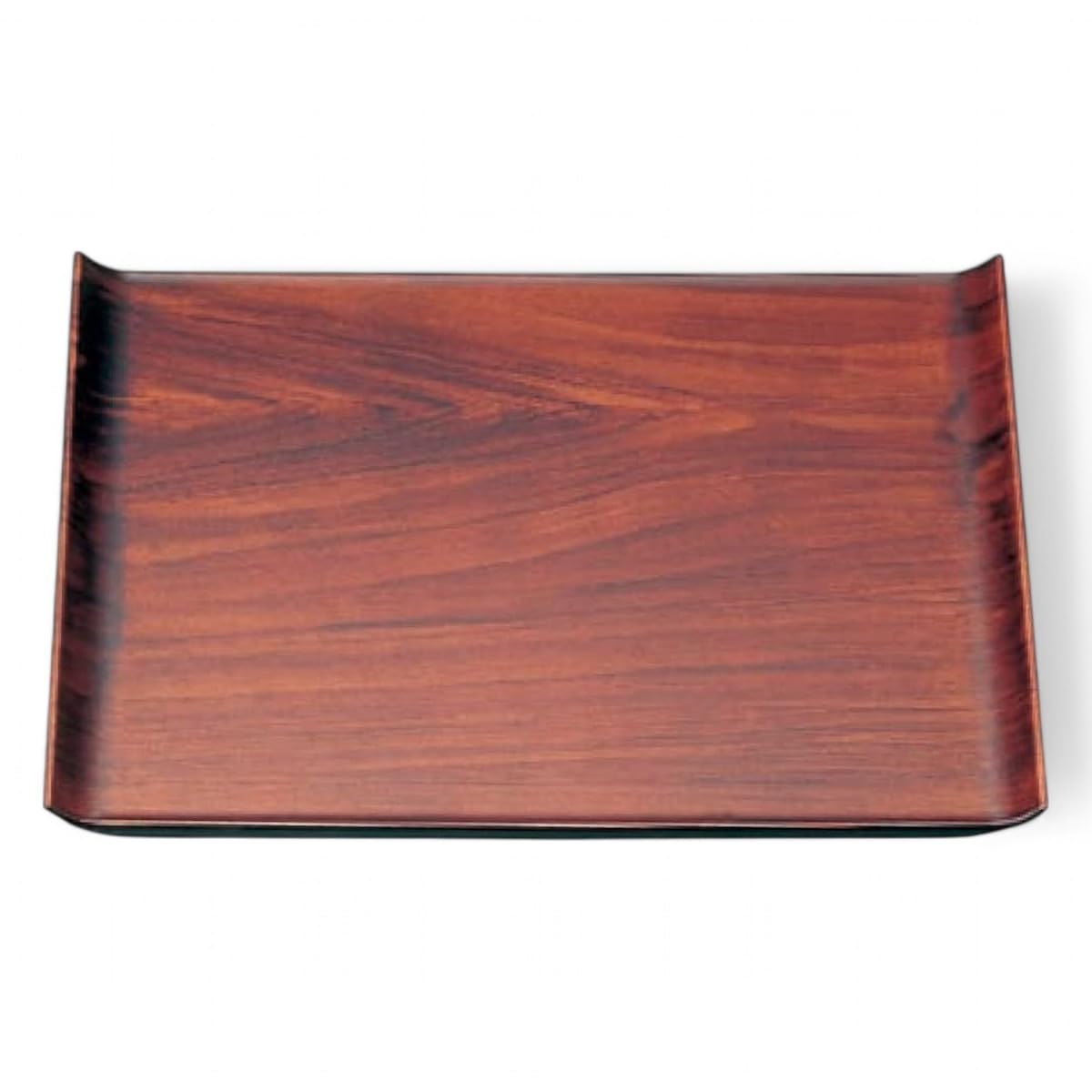 

Made in Refined Teak Wood Fugen Light SL x x J-kitchens Placemat, Japan, Tray, 4-Shaku Wing, Grain, Lacquer, (42.7cm 30.5cm 2.3cm)