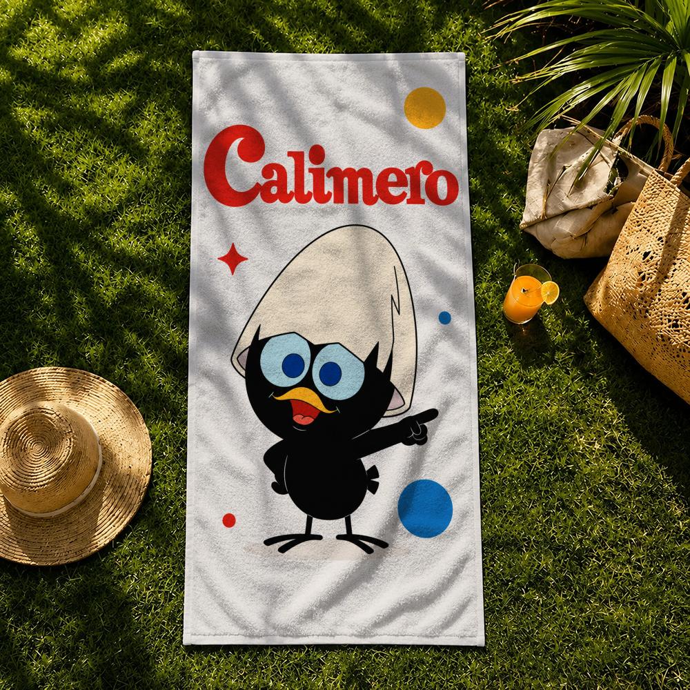 Cartoon C-Calimero Towel Towel beach towel, quick drying absorbent bath towel for Swim,Gym,Camping,Outdoor hot