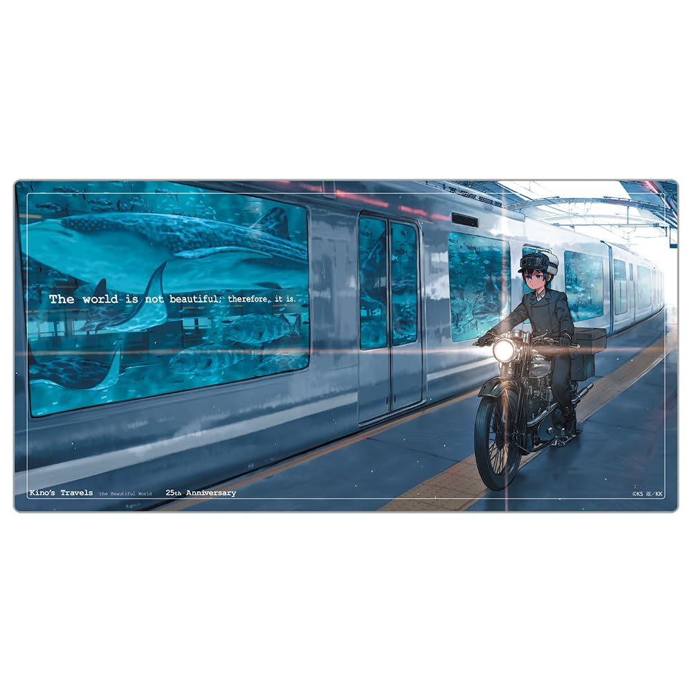 

KADOKAWA The Beautiful World 25th Anniversary Desk Station W600 x Rubber Kino s Journey Mat, C, Approx. H300mm,