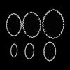 Oval Circle Scallop Frame Cutting Dies DIY Scrapbook Emboss Paper Cards