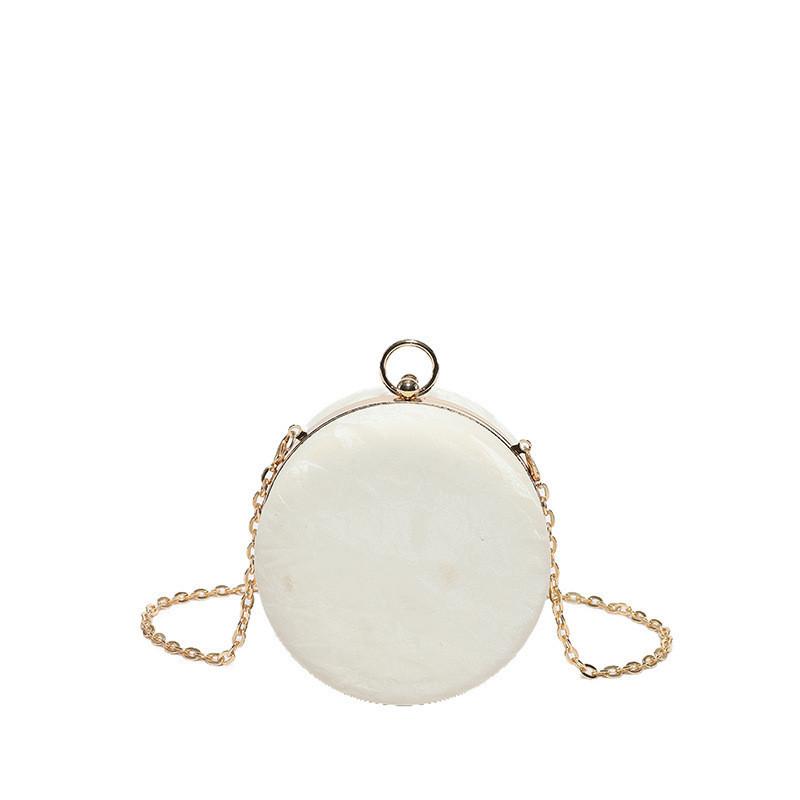 Fashionable Retro Evening Bag 2024 New Trendy Simple Chain Shoulder Bag