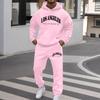 Unisex Zestaw do spania dla par - Luźna bluza i spodnie dresowe na zimę