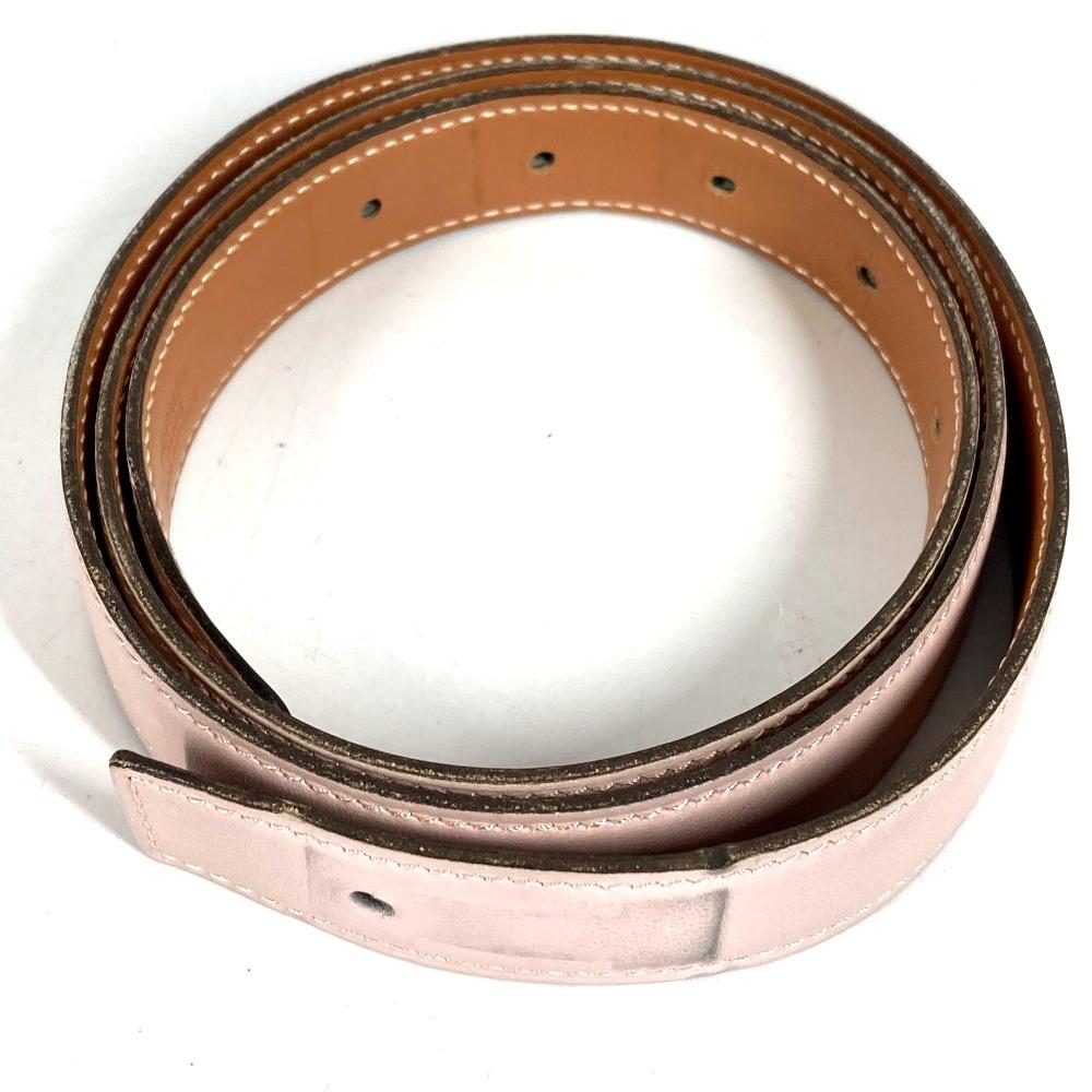 Hermes Belt Only  Belt Leather pink/Brown
