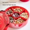 New Year Dried Fruit & Candy Tray: Sealed Wedding, Living Room, or Coffee Table Snack Box with Sunflower Seed Storage