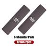 AAOI1 Car Leather Headrest Neck Pillow Seatbelt Shoulder Protection Pad Accessories For KIA K5 K2 Rio Optima Sportage Venga Sorento