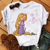 Cartoon Y2k Clothing Cute Princess Unisex T-Shirt Kawaii Pattern T-Shirt Summer Cotton Printed Top Harajuku T-Shirt