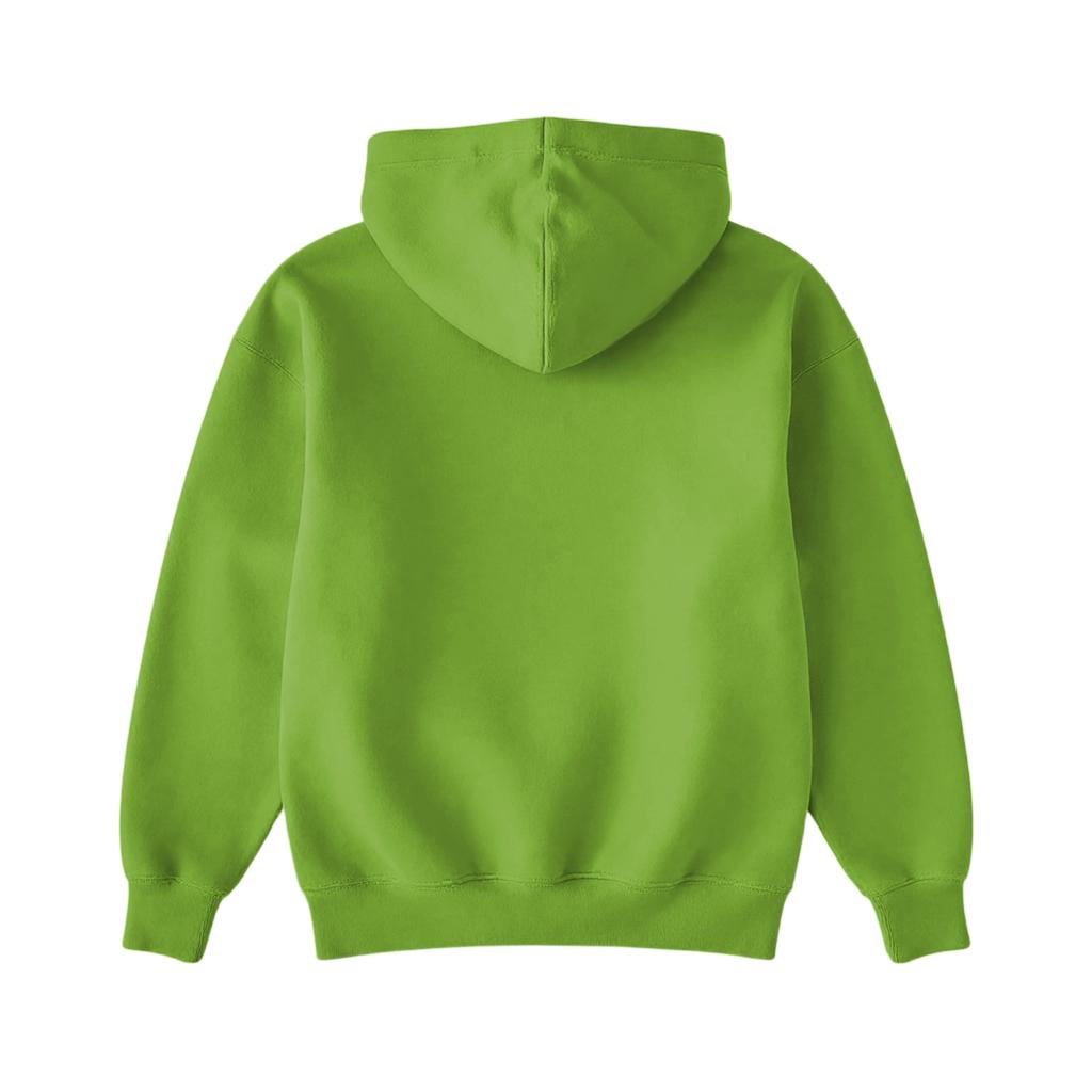 Damska luźna i wygodna bluza z dekoltem w serek ze sznurkiem, z długim rękawem i świątecznym nadrukiem