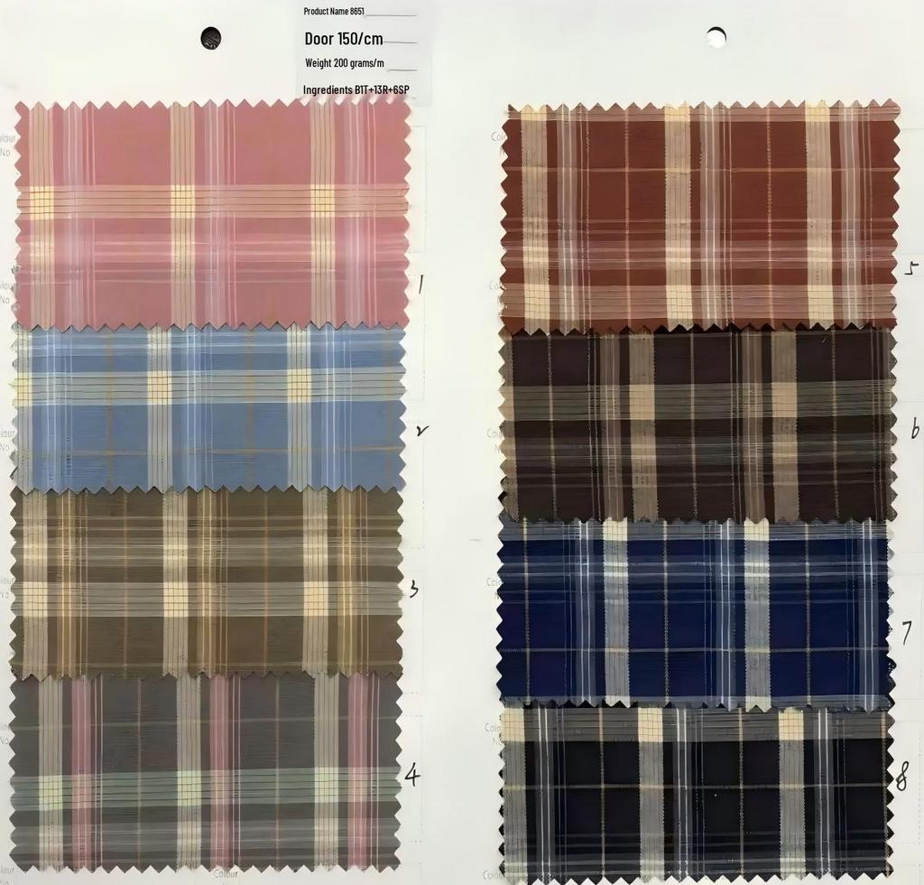 Collezione Tessuti Moda a Quadri Primavera/Estate per Donna e Bambino