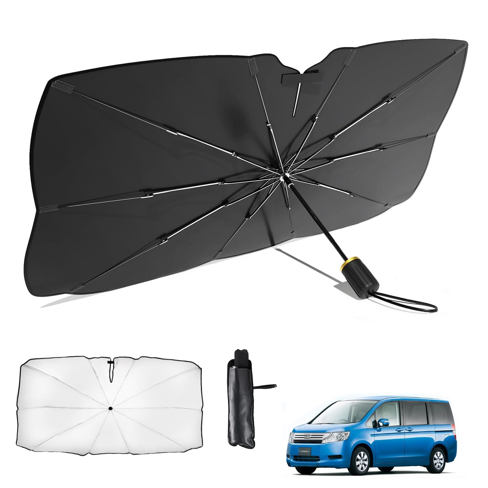 

Honda Step Wagon 4th Generation RK Series Car Umbrella-Type Folding Sun Shade with 10 Stepwagon RK series