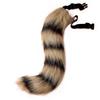 Bendable Plush Cat Tail Cosplay Accessory Anime Animal Tail Costume Prop for Parties