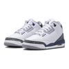 Air Jordan 3 Retro GS Midnight Navy Kids Sneakers White Cement-Grey Black DM0967-140