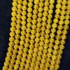 Yellow Chalcedony Round Loose Beads - Popular Style DIY Jewelry Accessories