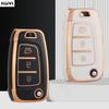New Tpu Car Flip Key Case Cover Fob For Hyundai Elantra Solaris Tucson I30 I35 I40 Kona Genesis Santa Fe Azera Holder Shell
