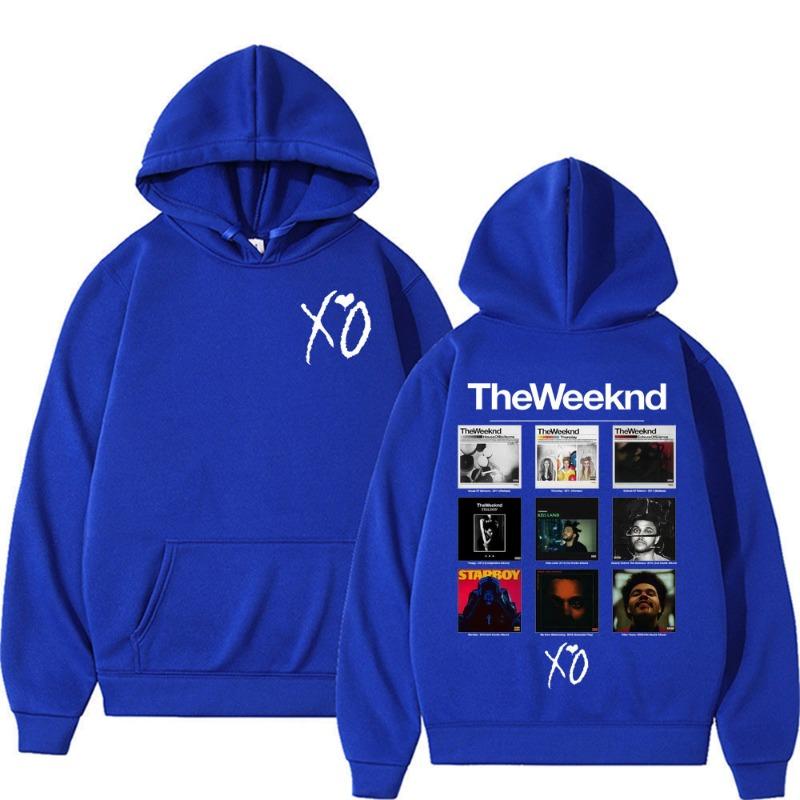 Rapper The Weeknd Grafické mikiny s motivem alba Pánské Dámské Módní Hip Hop Pop Music Mikina Vesta Komfortní Mikina Mikiny