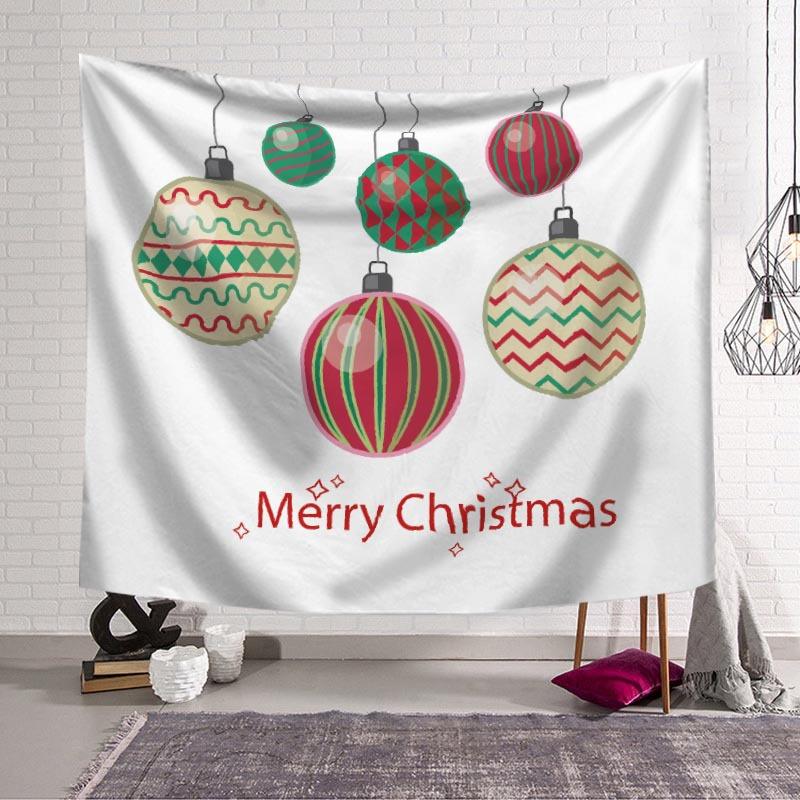 Home Decor Tapestry Christmas Print Pattern Tapestry Christmas Room Wall Background Fabric
