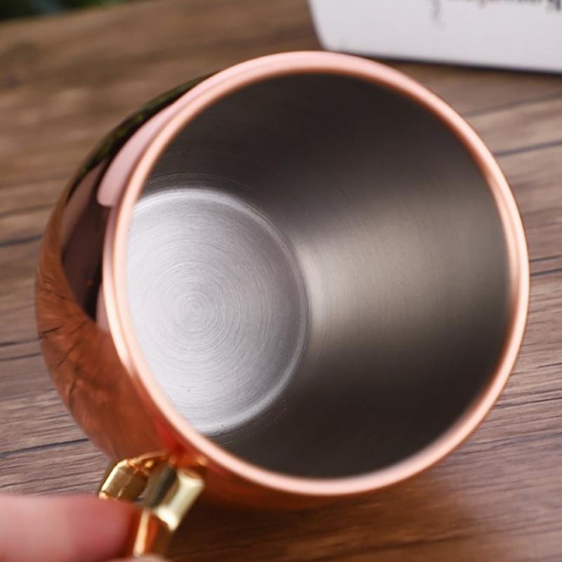 Stal nierdzewna Moscow Mule Drink Coffee Czekoladowy kubek do herbaty i prezenty na filiżanki