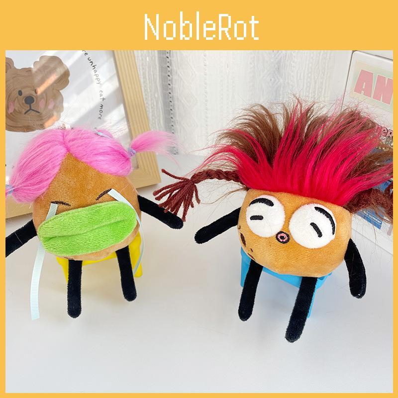 New Cute Potato Family Keychain Adorable Plush Bag Charms For Students Couples