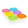 6pcs Small Food Containers Food Storage Jars For Travel
