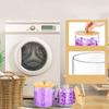 2 Pack Laundry Pods Detergent Container for Laundry Room Organization and Storage BoxPlastic Storage Jars with Bamboo Lids