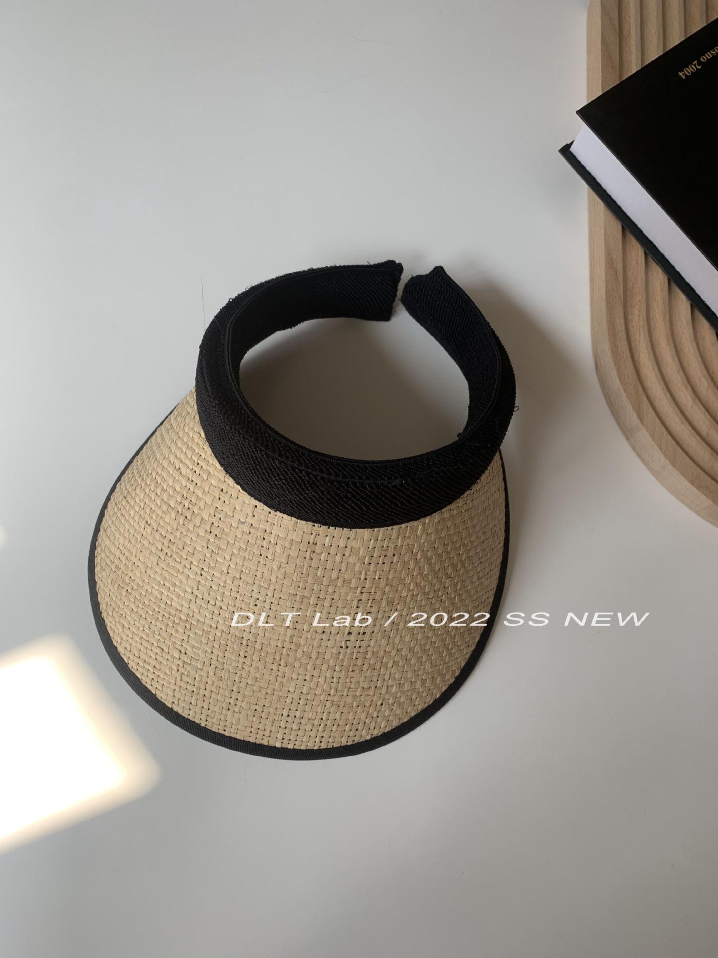 

Универсальная соломенная шляпа с полями, плетеная, с открытым верхом, детская, летняя, для путешествий на открытом воздухе, солнцезащитная, без верха, с тенью, универсальная соломенная шляпа, тренд Adult (55-58cm)