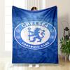Chelsea FC Logo Design Blanket Flannel Blanket for Bedroom, Living Room, Sofa, and Nap Sofas.