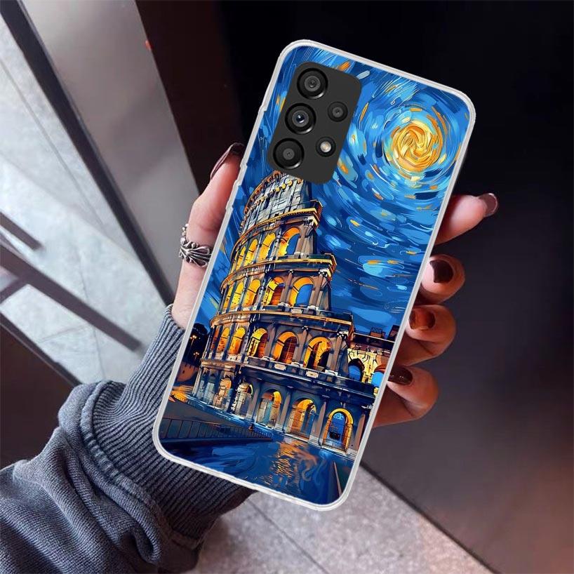 Roman Colosseum Phone Case For Samsung Galaxy A52 A51 A50S A32 A22 A12 A02S A72 A71 A31 A70 A30S Note 20 Ultra 10 Plus S10 Galax