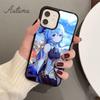 Etui na telefon Genshin Impact GanYu Game na iPhone'a 11 12 13 14 Pro Max mini XR XS SE 2020 6S 7 8 Plus Samsung Galaxy S21 S22
