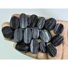 450Cts.Natural Black Tourmaline Oval Shape Cabochon Loose Gemstone 16Pcs Lot C-354
