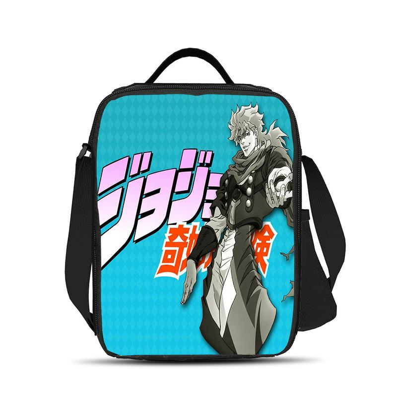 JoJo's Bizarre Adventure Sac Glacière Sac à Lunch Polyvalent Grande Capacité Haute Performance Meilleur Cadeau pour Garçon Fille École Anniversaire