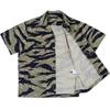 DIAFVINE Dv.Lot 685 Multi Pocket Shirt -Tiger Stripe Camo Green-