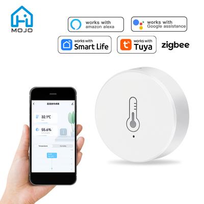 Tuya ZigBee Mini Senzor Teploty a Vlhkosti Vnitřní Detektor Vlhkosti a Teploty Funguje s Alexa Google Home Hlasové Ovládání Aplikací