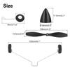 uxcell Toy Airplane Accessories RC Airplane Landing Gear Wheels and Propeller RC Aircraft DIY Parts RC Plane Jet Replacement