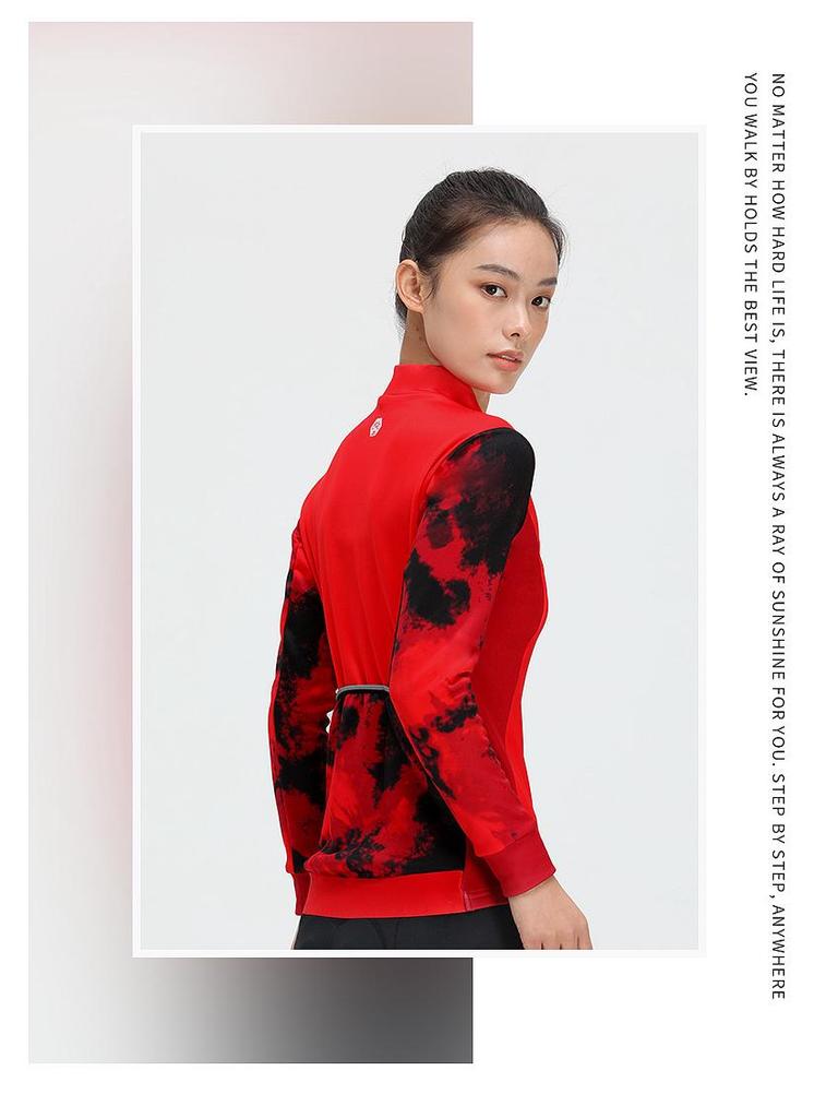 Women's Long Sleeve Fleece Cycling Suit - Autumn/Winter Mountain Bike Outfit